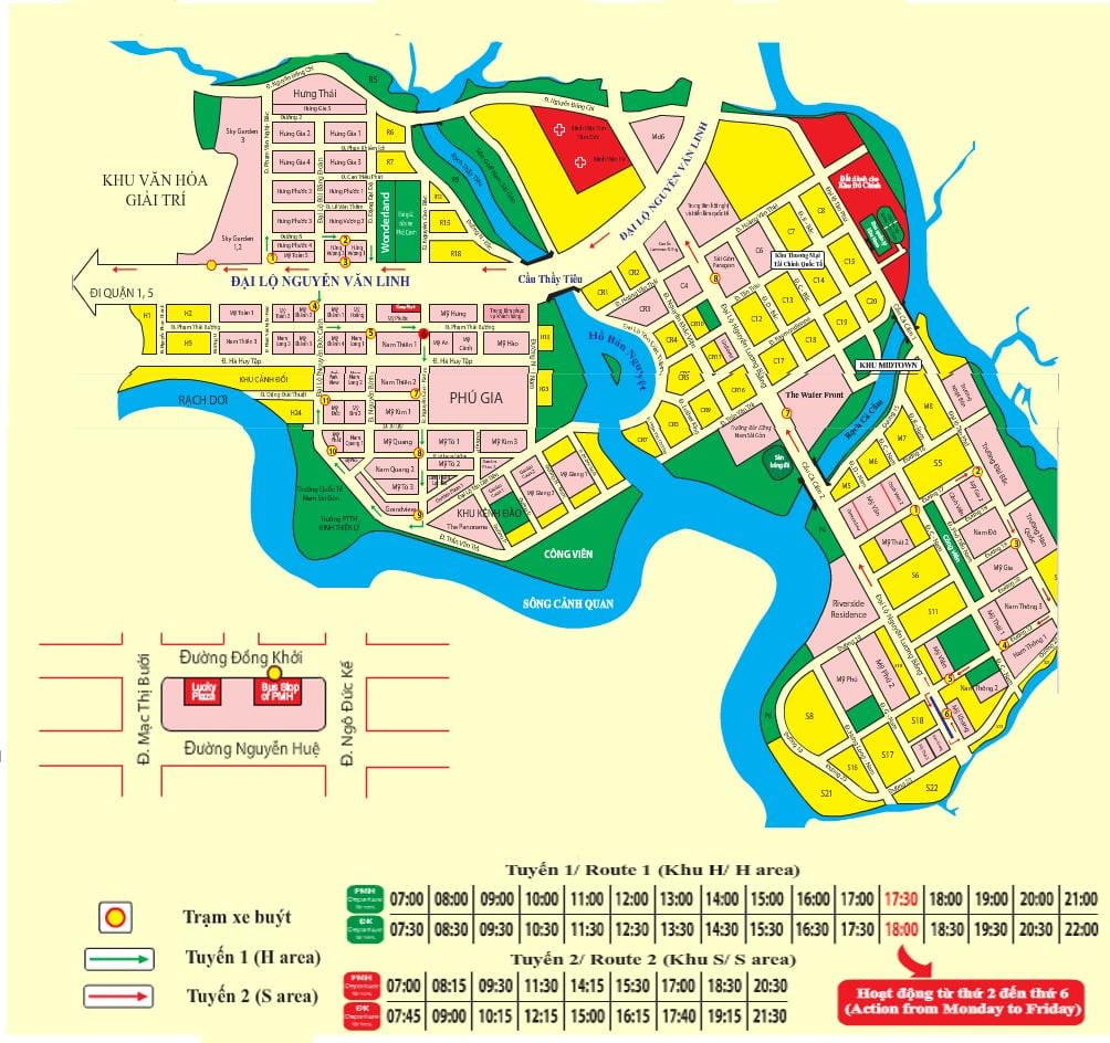 saigon автобуска карта