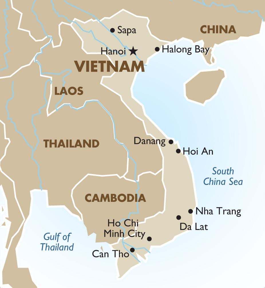 виетнам хо chi minh мапа