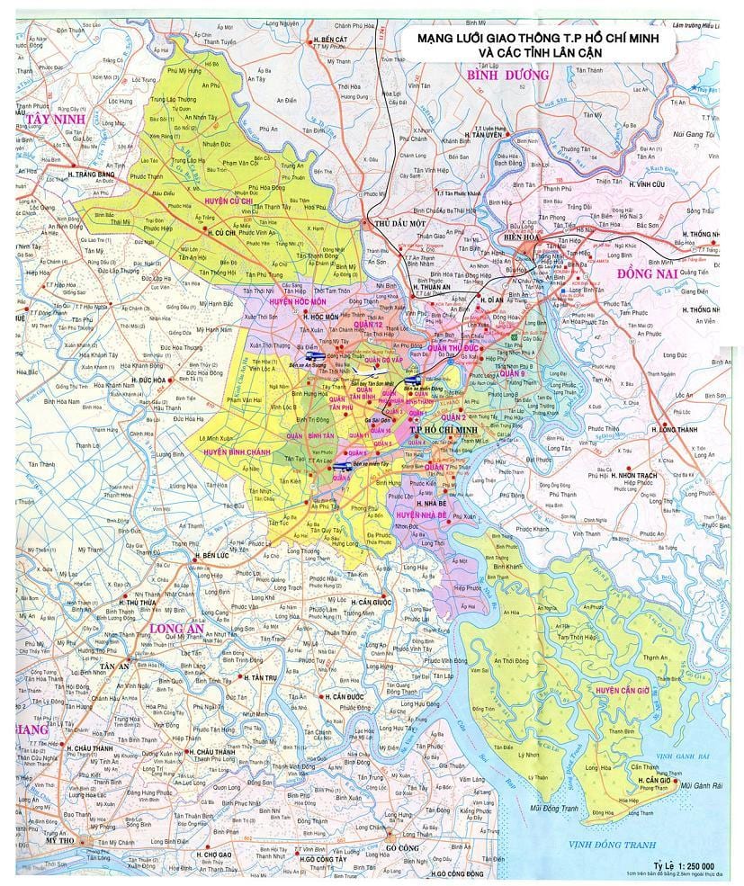 Карта на tp хо chi minh