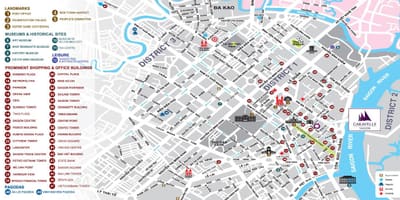 Мапата hcmc област 1