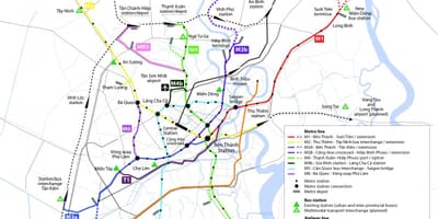 Хо chi minh град метро мапа