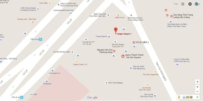 Карта на saigon плоштад